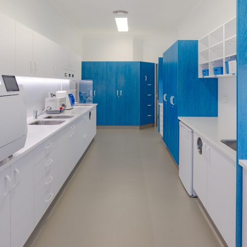 Our cutting edge sterilisation room with a digital tracking system